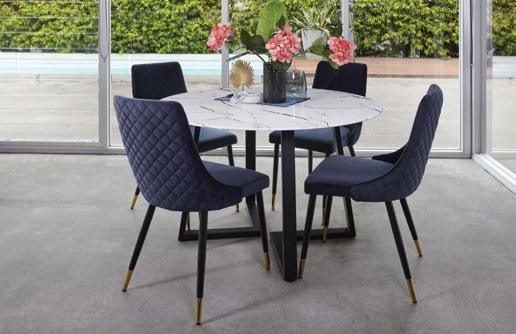 Zenith White Round Dining Table