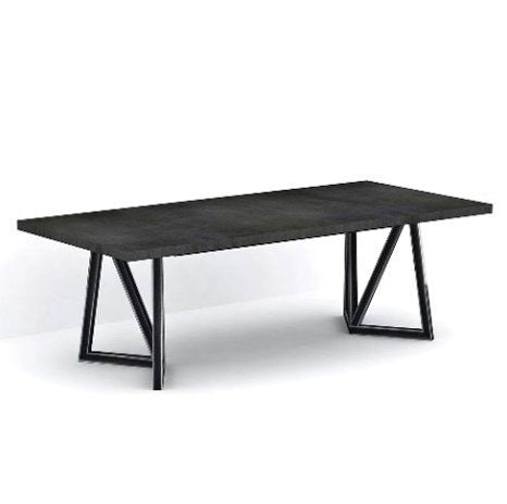 [Pre-Order] Ex Display Grey Concrete Top Dining Table