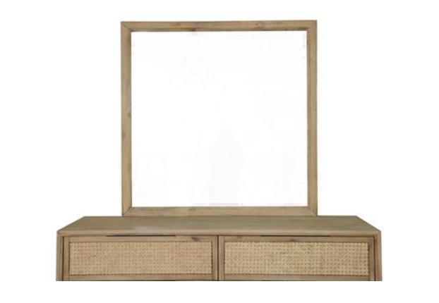 Natural Wood Frame rectangle Mirror