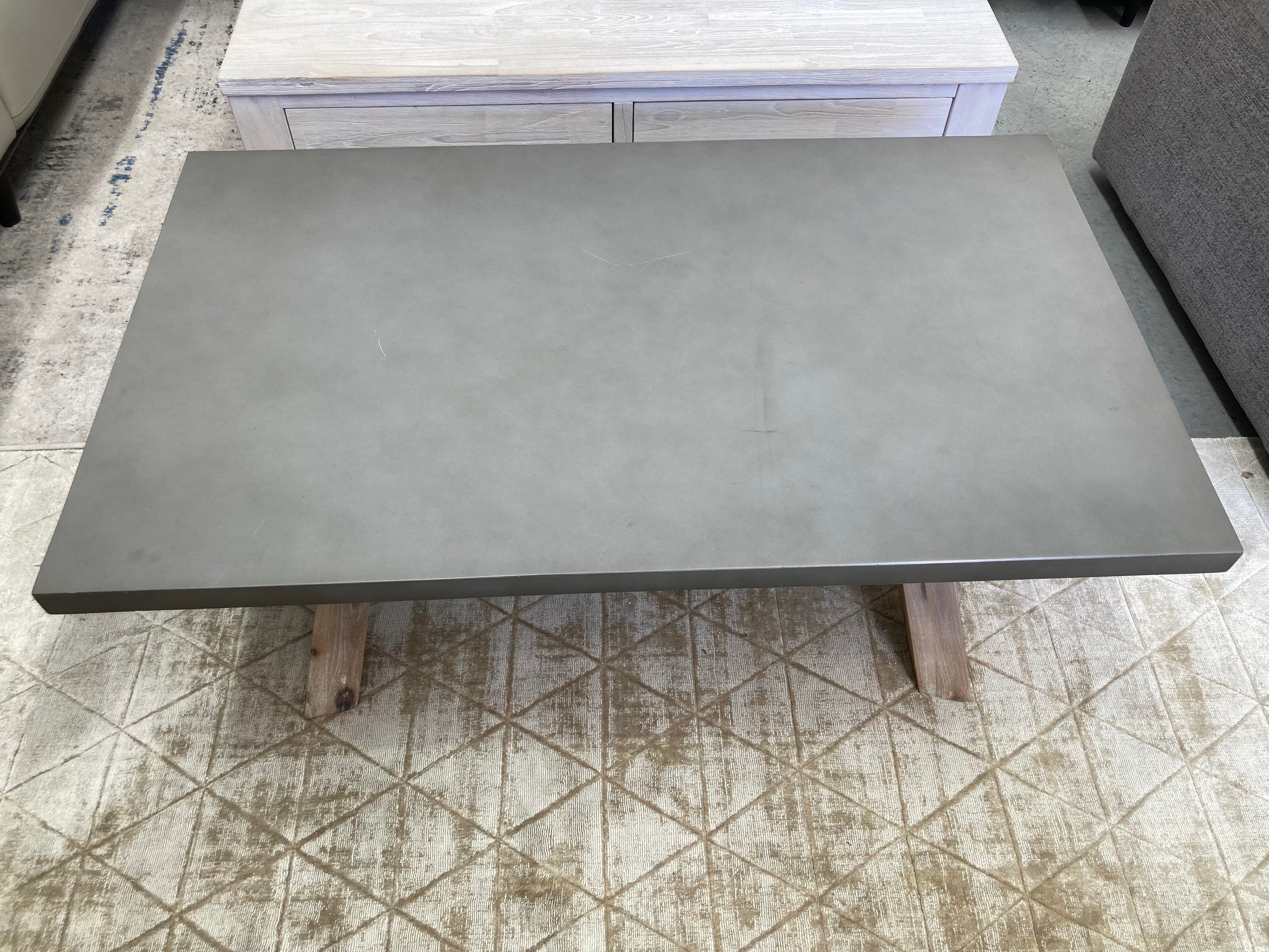 ASSA Concrete Top with Timber Leg Coffee Table