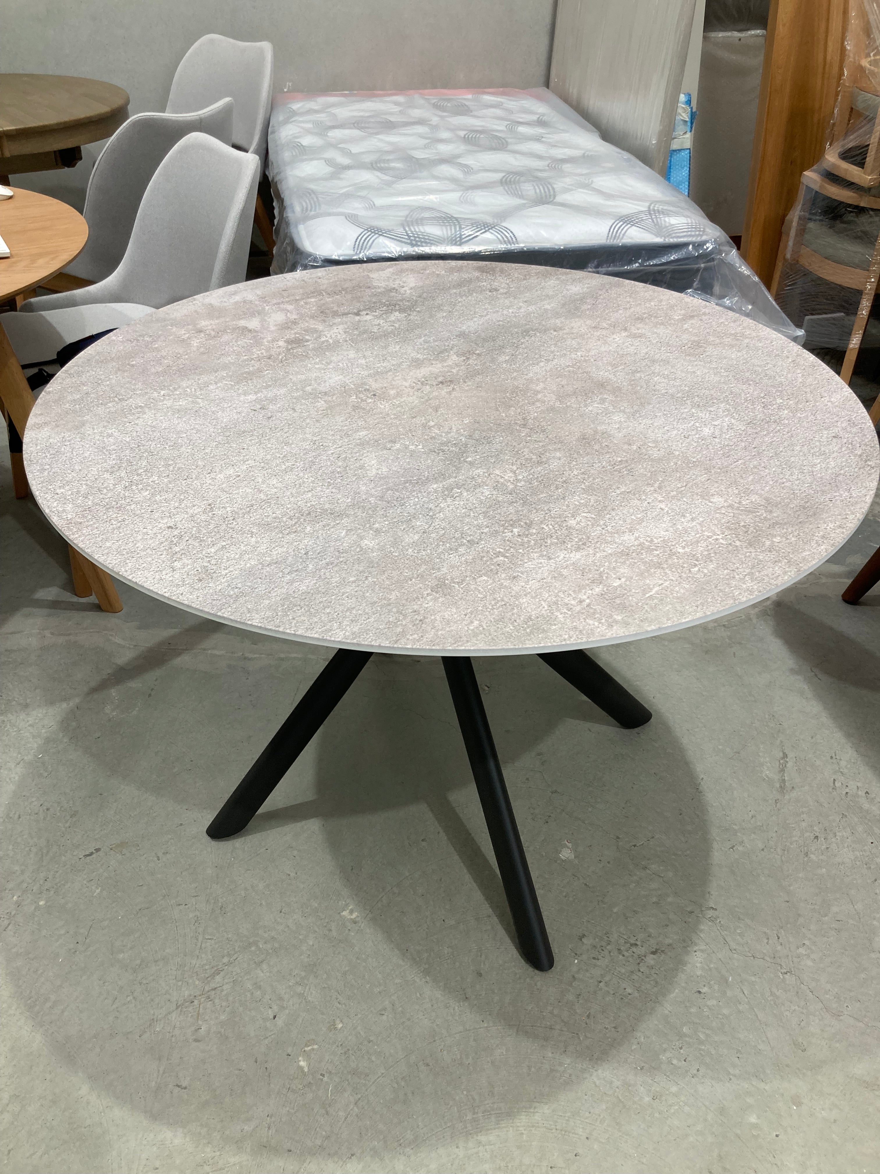 ASSA Ceramic Top Round Dining Table