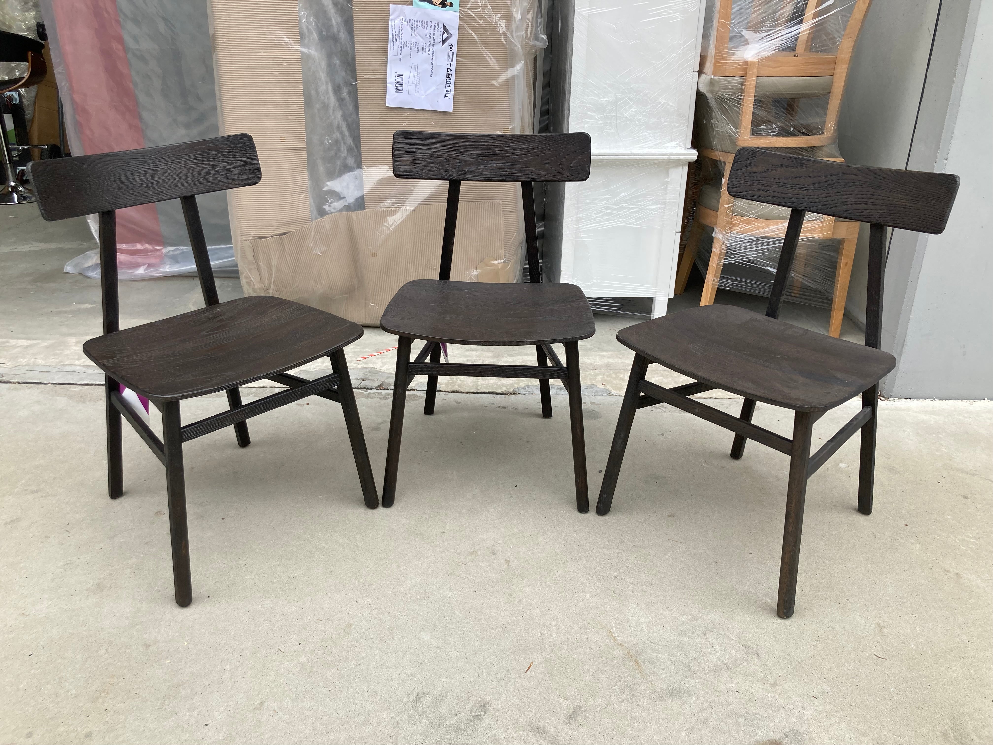 ASSA Black Timber Dining Chairs