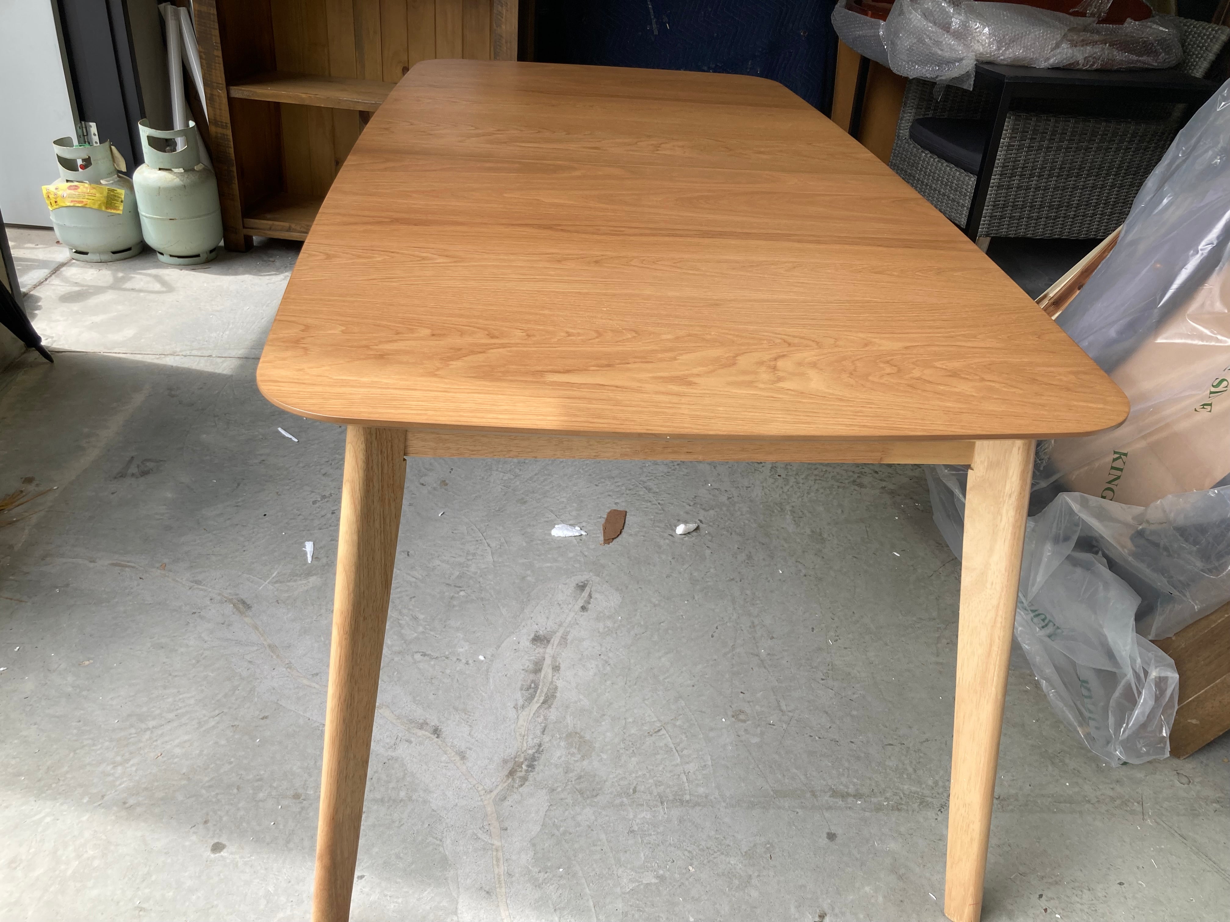 ASSA Light Timber Color Extension Dining Table