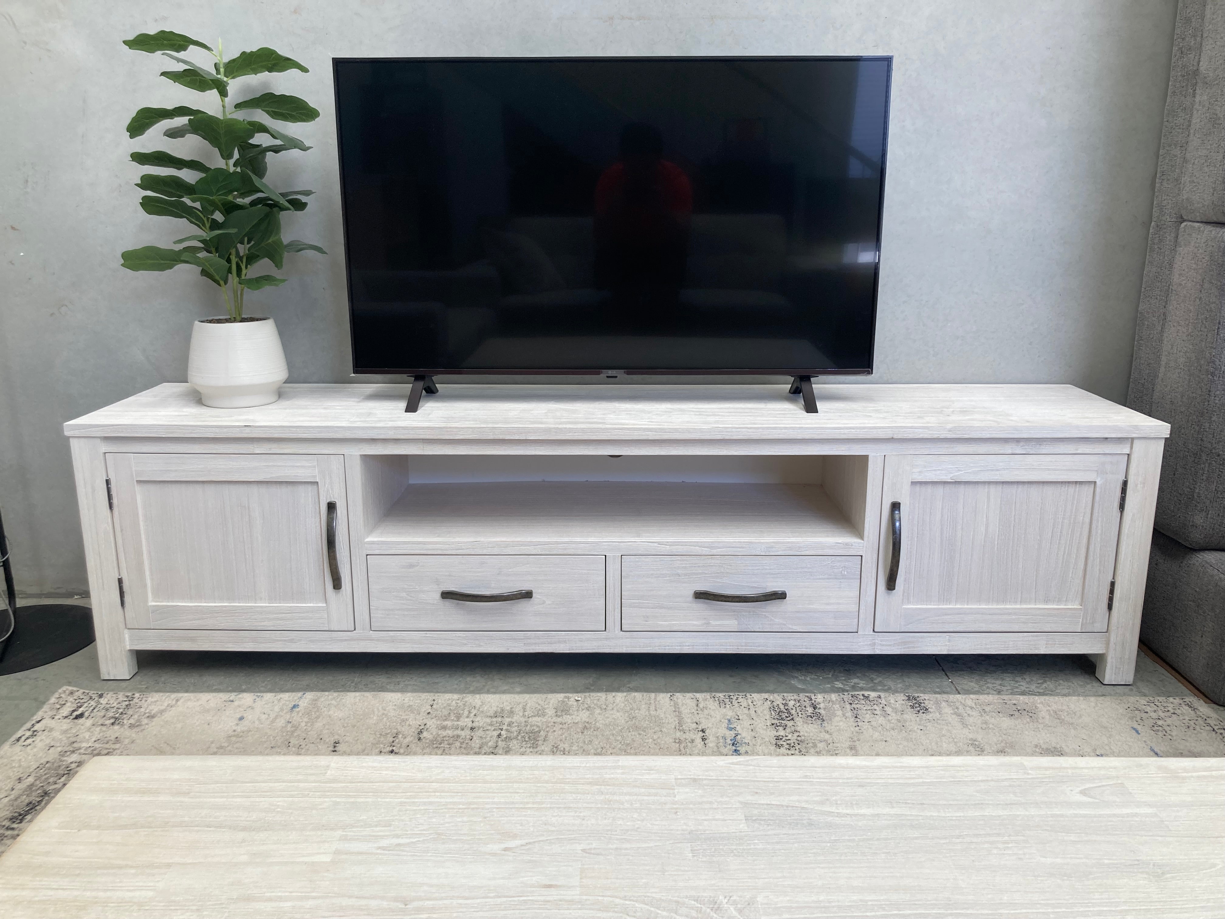 ASSA Whitewashed TV Unit