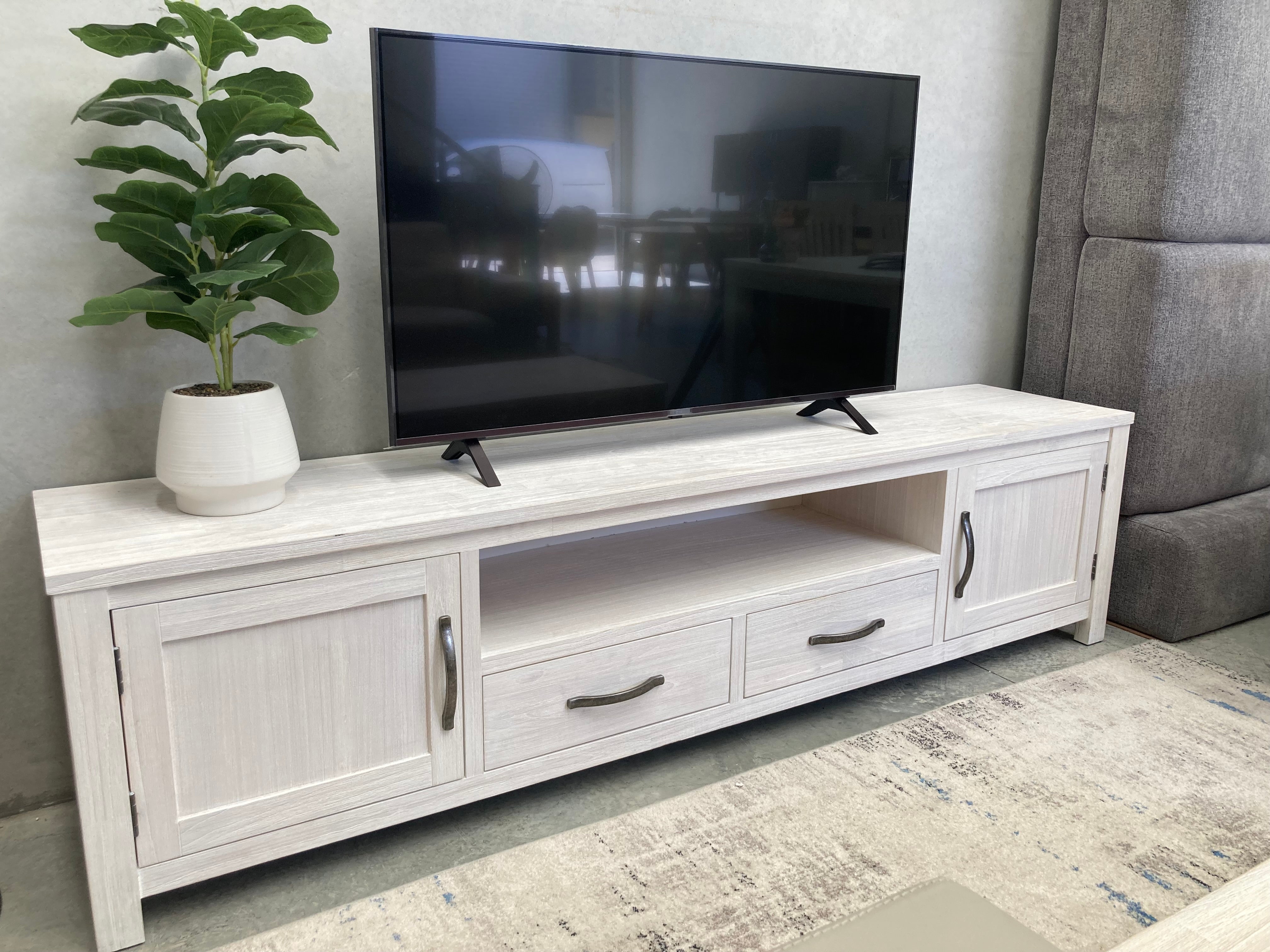 ASSA Whitewashed TV Unit