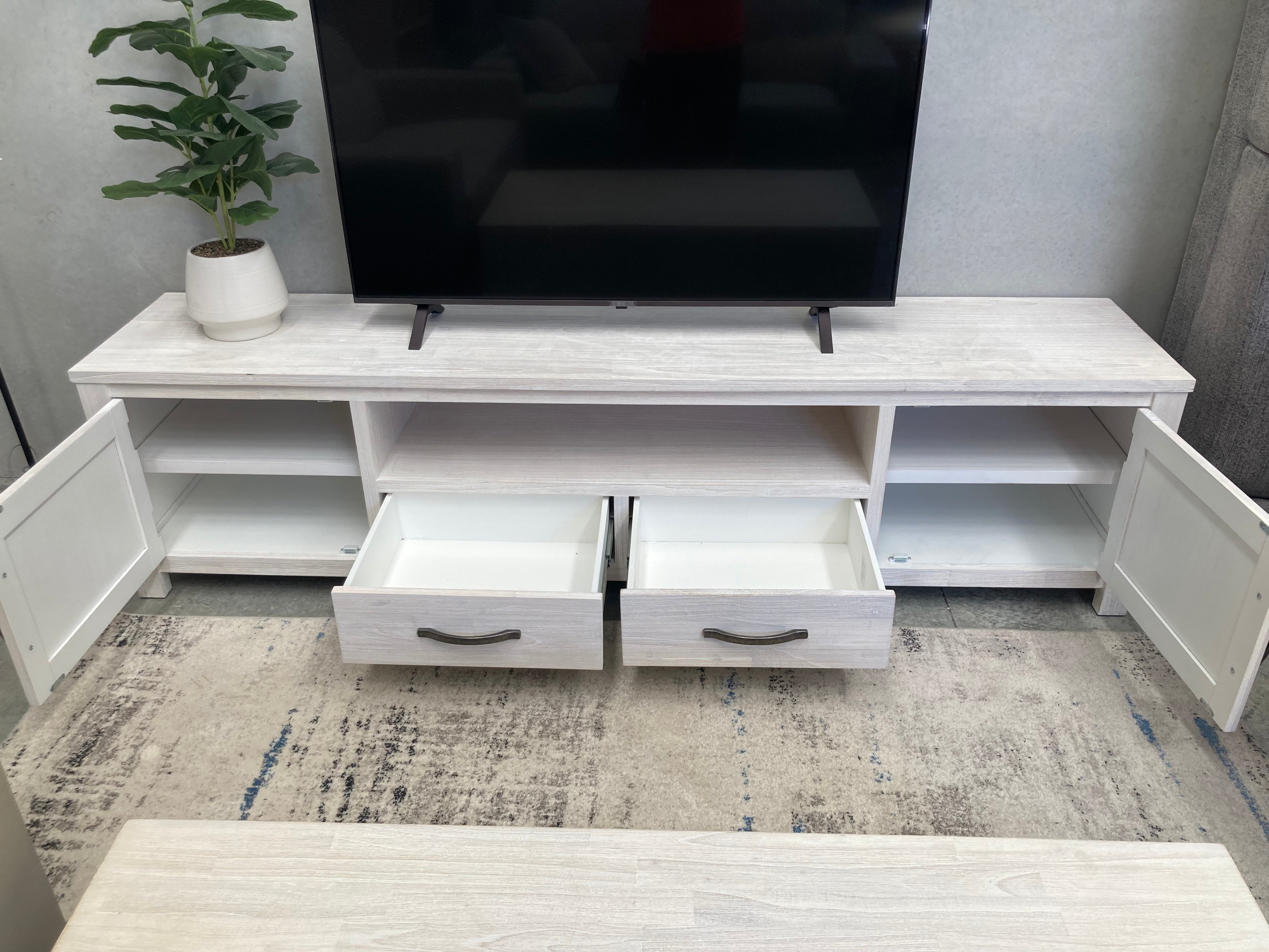 ASSA Whitewashed TV Unit