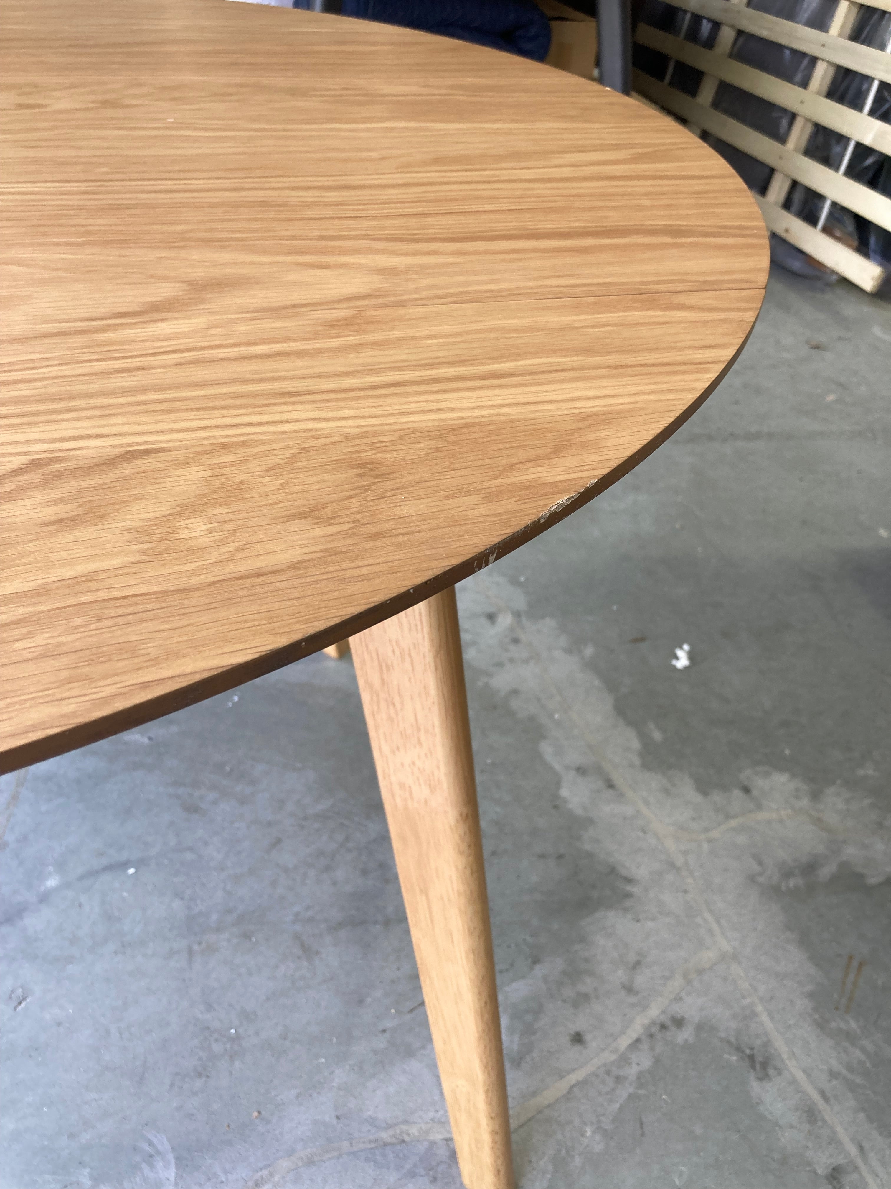 ASSA Light Timber Color Round Dining Table