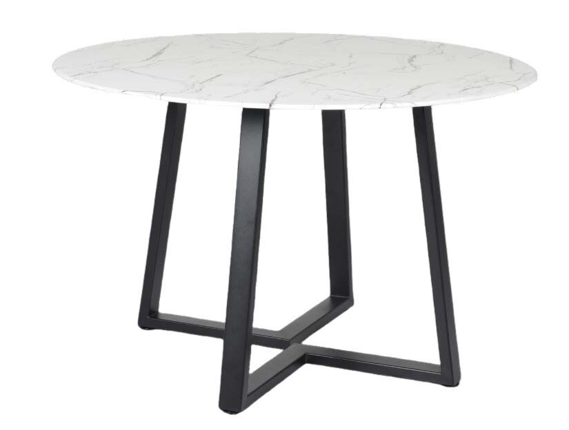 Zenith White Round Dining Table