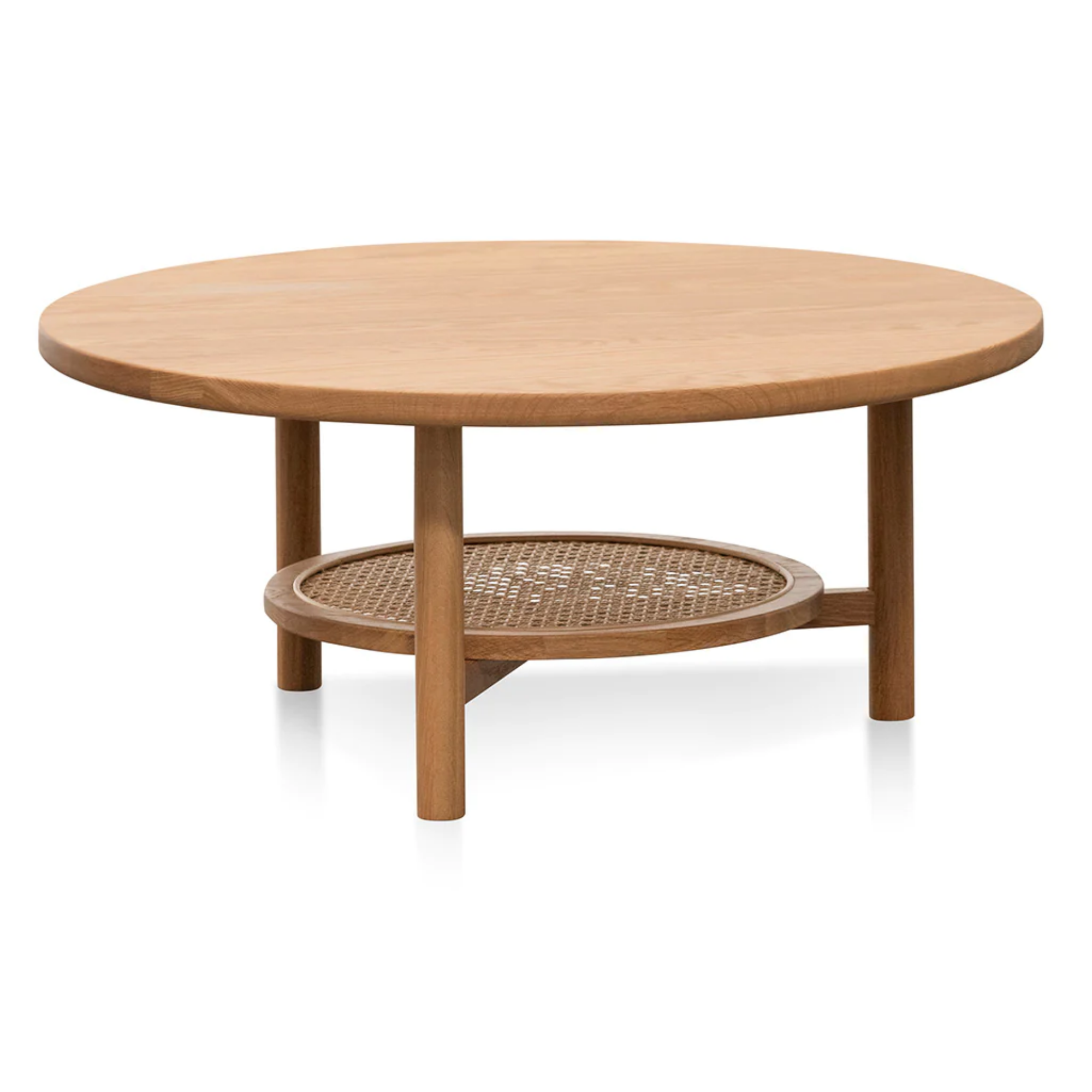 Oak Round Coffee Table