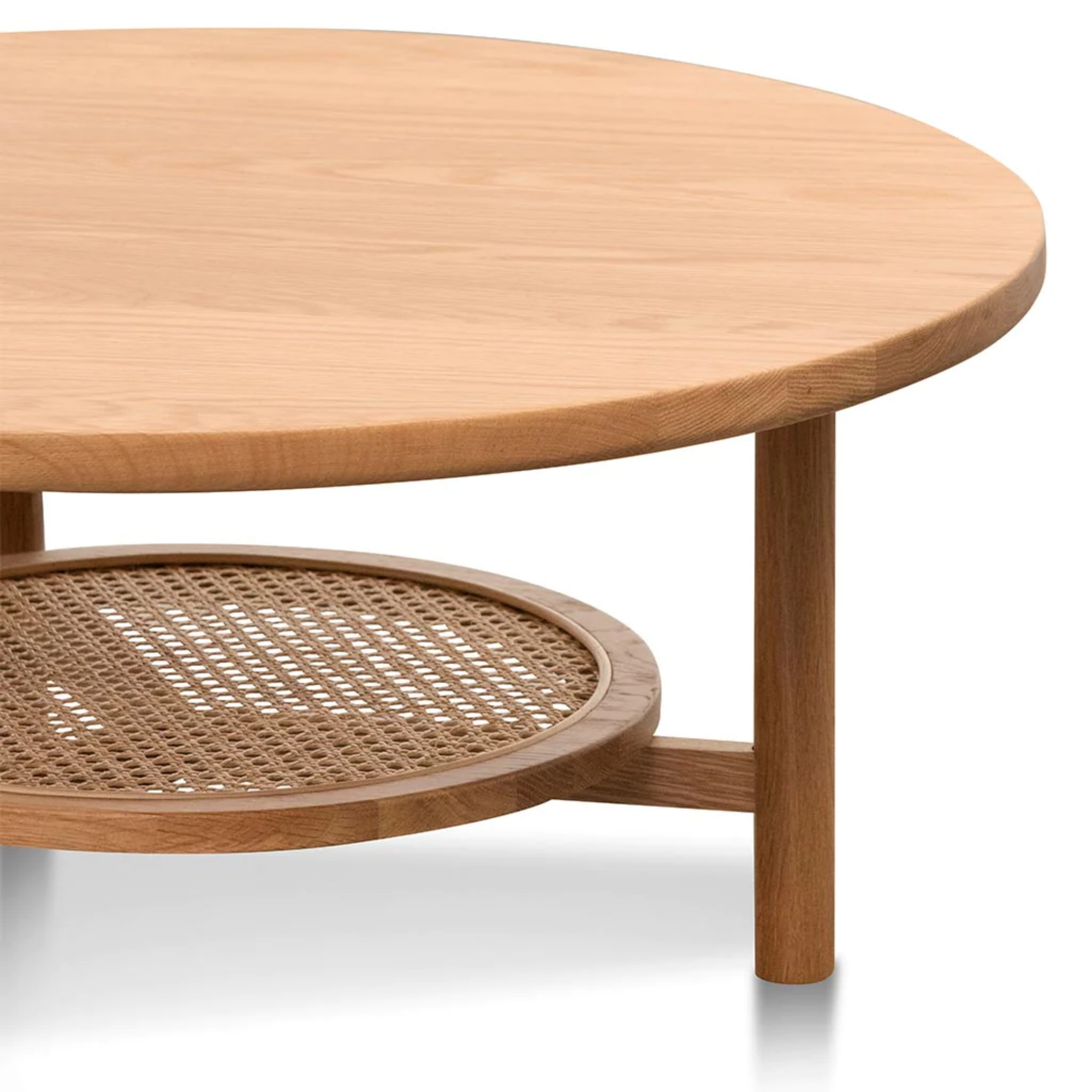 Oak Round Coffee Table