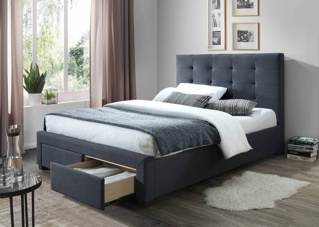 Carbon Fabric Bed Frames with Drawer