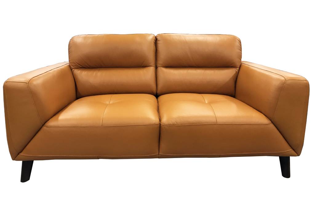 Timocy 3 + 2 Leather Lounge - Tan