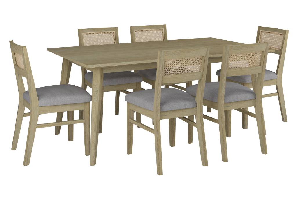 Tranquility Dining Table - Brushed Smoke