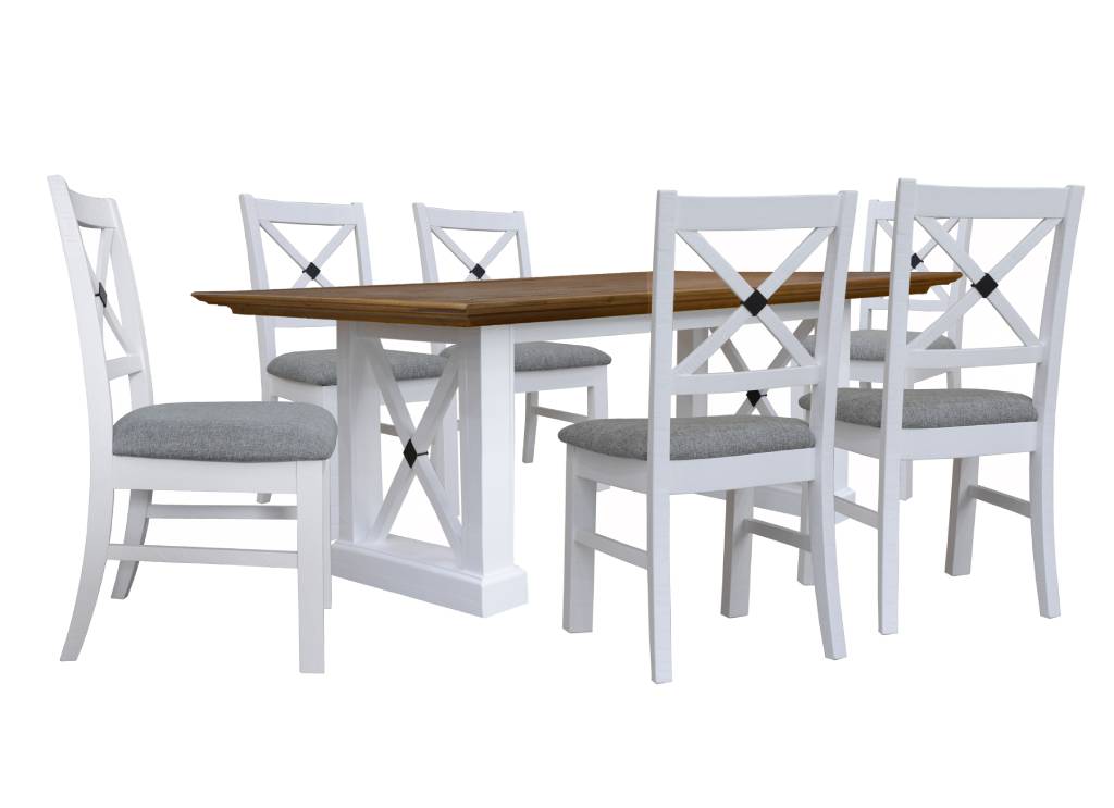 White Mirage Dining Table