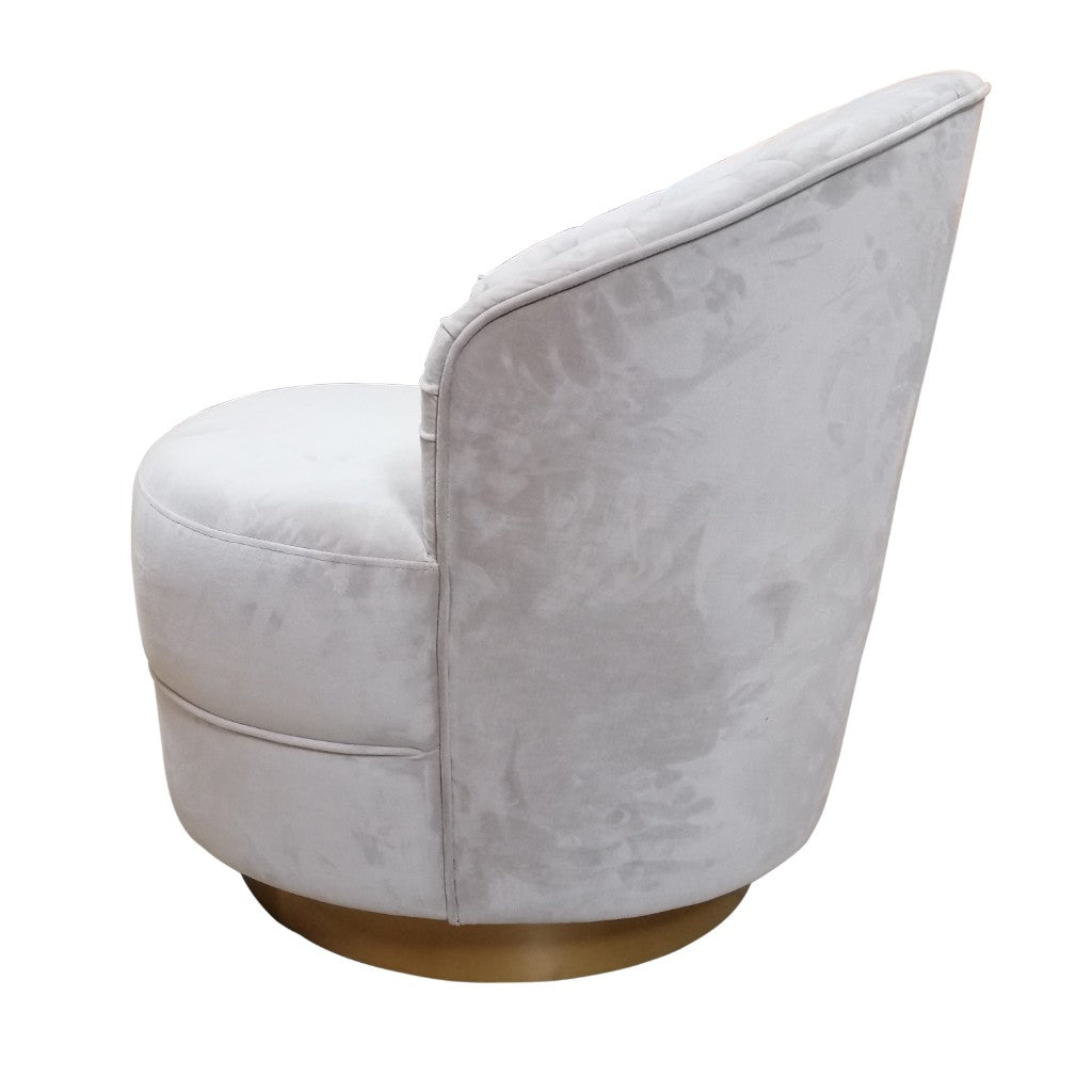 Bolle Fabric Arm Chair - Pearl